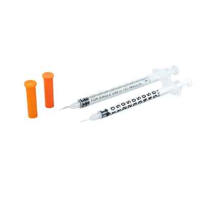 CE ISO Certificated Medical Sterile Disposable Syringe 0.3ml 0.5ml 1ml Insulin Syringe